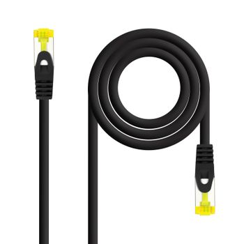 Latiguillo RJ45 Cat6a S/FTP CU LSZH 2m NEGRO