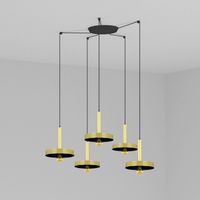 lampara de techo whizz 5 luces