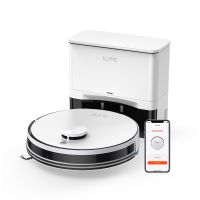 aspiradora robotica ilife a30 pro con estacion de autovaciado automatico succion potente de 5000 pa navegacion lds 180 minutos de autonomia funcion 2 en 1 de fregado y barrido control por