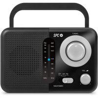 spc valdi radio portatil analogica negro