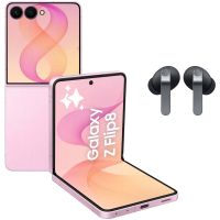 samsung galaxy z flip8 5g 12gb 512gb 69 rosa  auriculares galaxy buds4 pro negros