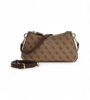 guess para mujer hwbg9672730 bandolera mini noelle marron osfa casual poliuretano