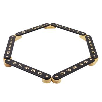 Meowbaby Sendero Sensorial, Madera Negro, 6 Elementos