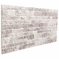paneles de pared 10 uds 100 x 50 cm gris claro y blanco vidaxl