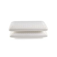 pack 2 almohadas visco perforada alta gama 120x40