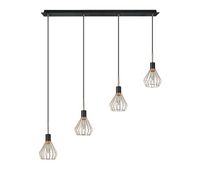 lampara de techo metal color cobre serie san petersburgo 83cm