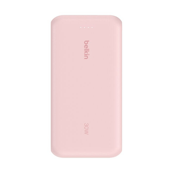 POWERBANK BELKIN BPB024HQPK CABLE USB-C INTEGRADO ROSA 20000 mAH 1xUSB-C 1xUSB-A 30W