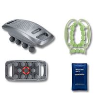 cofre pistola rodillo 360 gel calor frio - bodylife recoverykit pro blanco