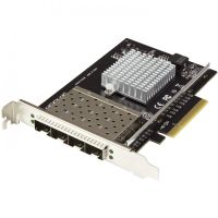 startech pex10gsfp4i tarjeta de red pcie 4 puertos sfp