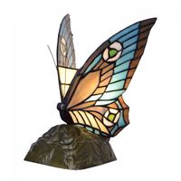 lampara de mesa mariposa tiffany