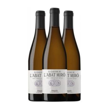 Parxet Vino Blanco Claustre De L'abat Miró Blanco Penedès Crianza 75 Cl 13% Vol. (pack De 3 Unidades)