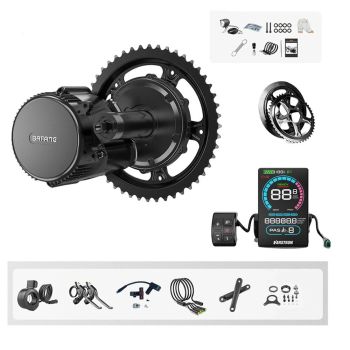 [DIRECTO DE LA UE] BAFANG BBS01B 36V 250W kit de conversión de motor central para bicicletas eléctricas con pantalla VD6