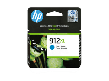 Cartucho de tinta - HP 912XL, 3YL81A, Instant Ink, Azul Cian