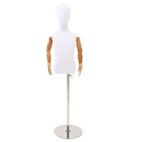 maniqui ajustable de 120-150 cm con base unisex pp blanco vidaxl