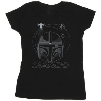 Disney Camiseta manga larga The Mandalorian para mujer