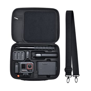 Estuche de transporte, bolso de hombro para Insta360 ACE Pro 2, paquete de impresión Flash, bolsa de almacenamiento de accesorios para cámara, bolso portátil de PU