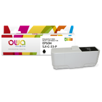 cartucho de tinta remanufacturado owa - estandar - negro - para epson sji-c-33-p-k