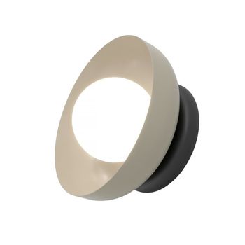 Aplique de pared fenko moka+negro