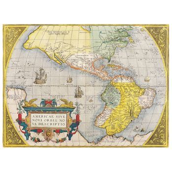 Legendarte - Cuadro Lienzo, Impresión Digital - Mapa Antiguo No. 50 - Decoración Pared Cm. 80x100