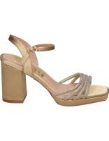 sandalias de tacon para mujer dangela ddn28285 dorado 37