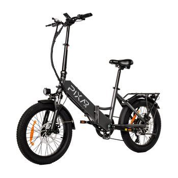 Bicicleta Eléctrica Plegable Pixar Wind1, Batería De 48 V Y 10,4 Ah, Color Gris