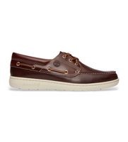 timberland para hombre tb0a6cxmeiw1 nauticos portofino pier burdeos 45 piel marron plano cordones clasico