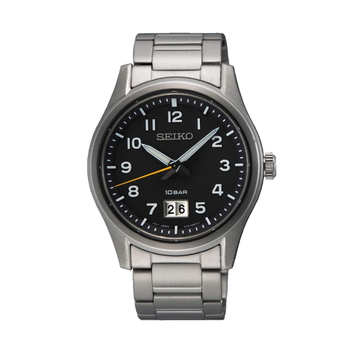reloj cuarzo hombre Seiko NeoClassic  SUR569P1 39.5mm 100m WR cristal de zafiro correa de acero