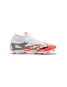 Botas de fútbol Puma Ultra 5 Match+ Mg Hombre Blanco