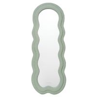 espejo pared cuerpo entero rizo 160x60x4cm verde