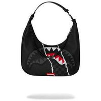 sprayground bandolera center rip revealing gray check handbag para hombre