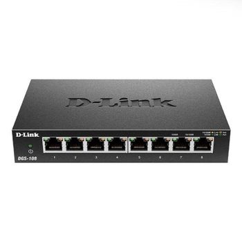 Switch D-Link DGS-108 8 Puertos Gigabit Ethernet