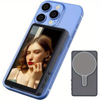 pantalla de monitor con temporizador automatico vlog para telefono movil magnetico con monitor de camara trasera para transmision en vivo creacion de contenido temporizador automatico