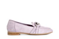 mocasines de piel de ante con horsebit de cadena wisteria