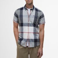 barbour doughill checked cotton-blend shirt - xl