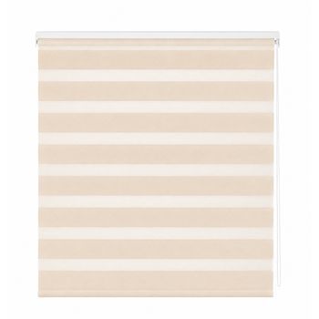 Estoralis - Estores  Noche Y Dia  Vera - Total 145x180 Cm  | Tejido 141x175 Cm | Doble Tejido | Beige