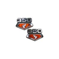 emblema del panel lateral honda cb 350 k 70-71 oe-replica set