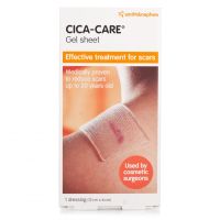 cica-care silicone gel sheet 12cm x 6cm