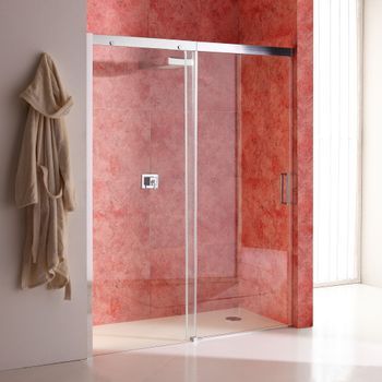 Puerta Nicho Cm 140, Fijo Lado Izquierdo, Cristal Transparente | Dream