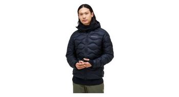 Chaqueta con capucha peak performance helium down negro  hombre