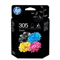 hp 305 6zd17ae black and colour original standard capacity ink cartridge multipack