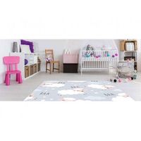 alfombra pvc infantil ovejas cielo 95 x 200 cm