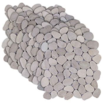 Baldosas De Guijarros Gris Topo 30 X 30 Cm Guijarro De Río Vidaxl