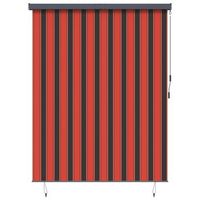 estor enrollable naranja y marron 200 x 250 cm tela y aluminio vidaxl