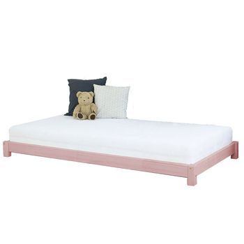 Cama Para Niños Teeny 90 X 200 Rosa Pastel