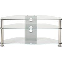 mmt jet cl-1000 tv stand - clear glass