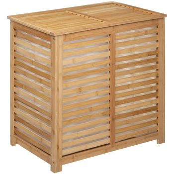 Cesto de ropa doble de 100 litros