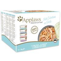 applaws cat cans mixed multipacks 70g - fish collection 12 x 70g