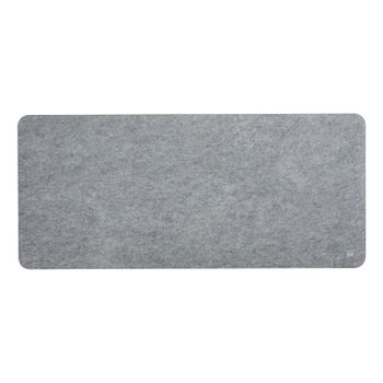Ewent EW3185 Alfombrilla para Mouse Gaming Extra Grande 900x400x3mm Gris Claro