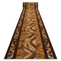 alfombra de pasillo bcf opal dorado oscuro 70 cm 70x520 cm