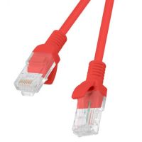 lanberg cable de red rj45 utp cat5e 50cm rojo
